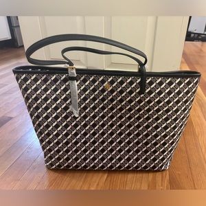 Tory Burch Black Geo Logo Tote - Tags On
